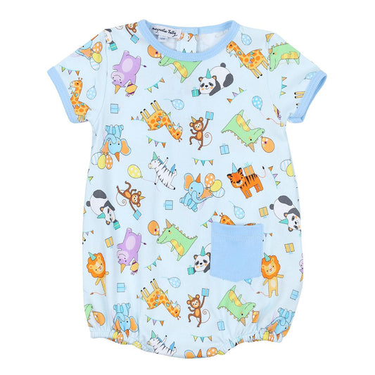 Blue Cake, Presents, Party Bubble