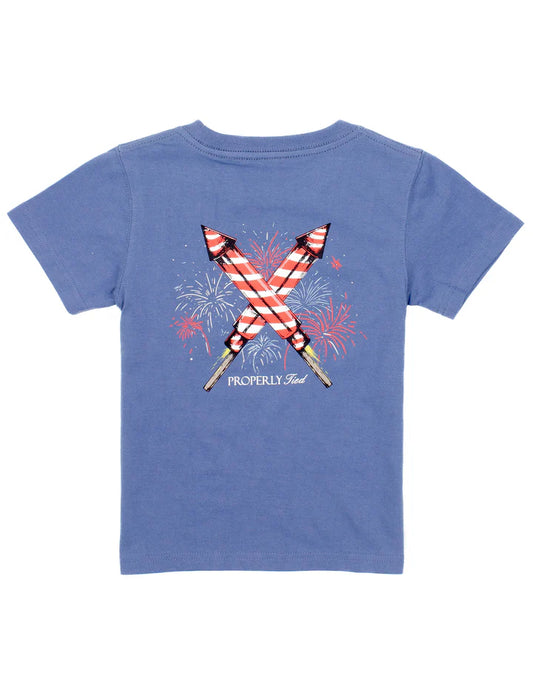 Space Blue Firecracker Tee