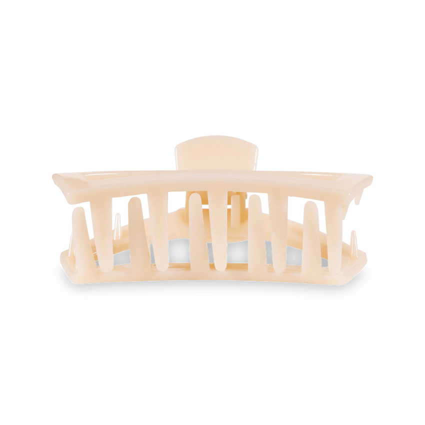 Open Almond Beige Medium Hair Clip