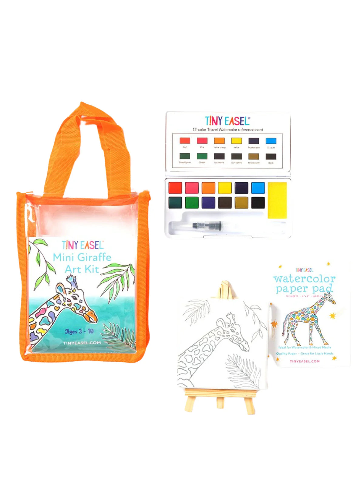 Giraffe Art Kit Tiny Easel