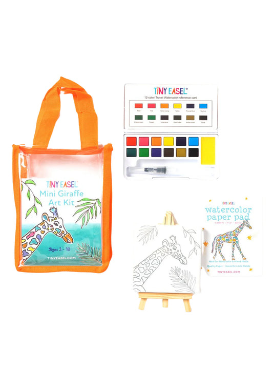 Giraffe Art Kit Tiny Easel