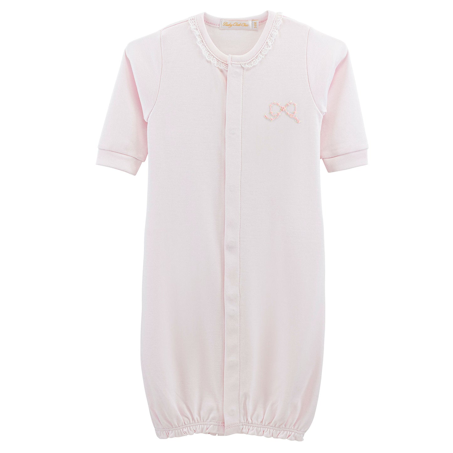 Pretty Bows Pink Emb Conv & Hat