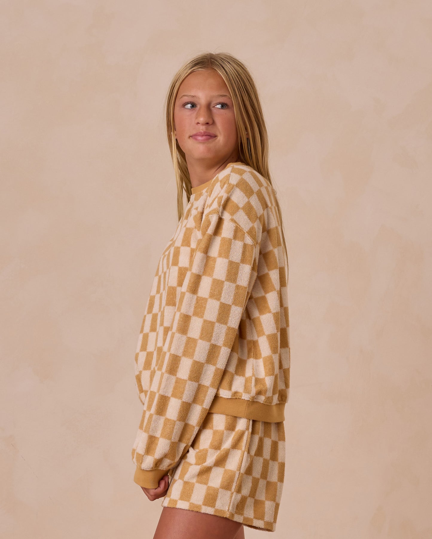 Summer Terry Check Set