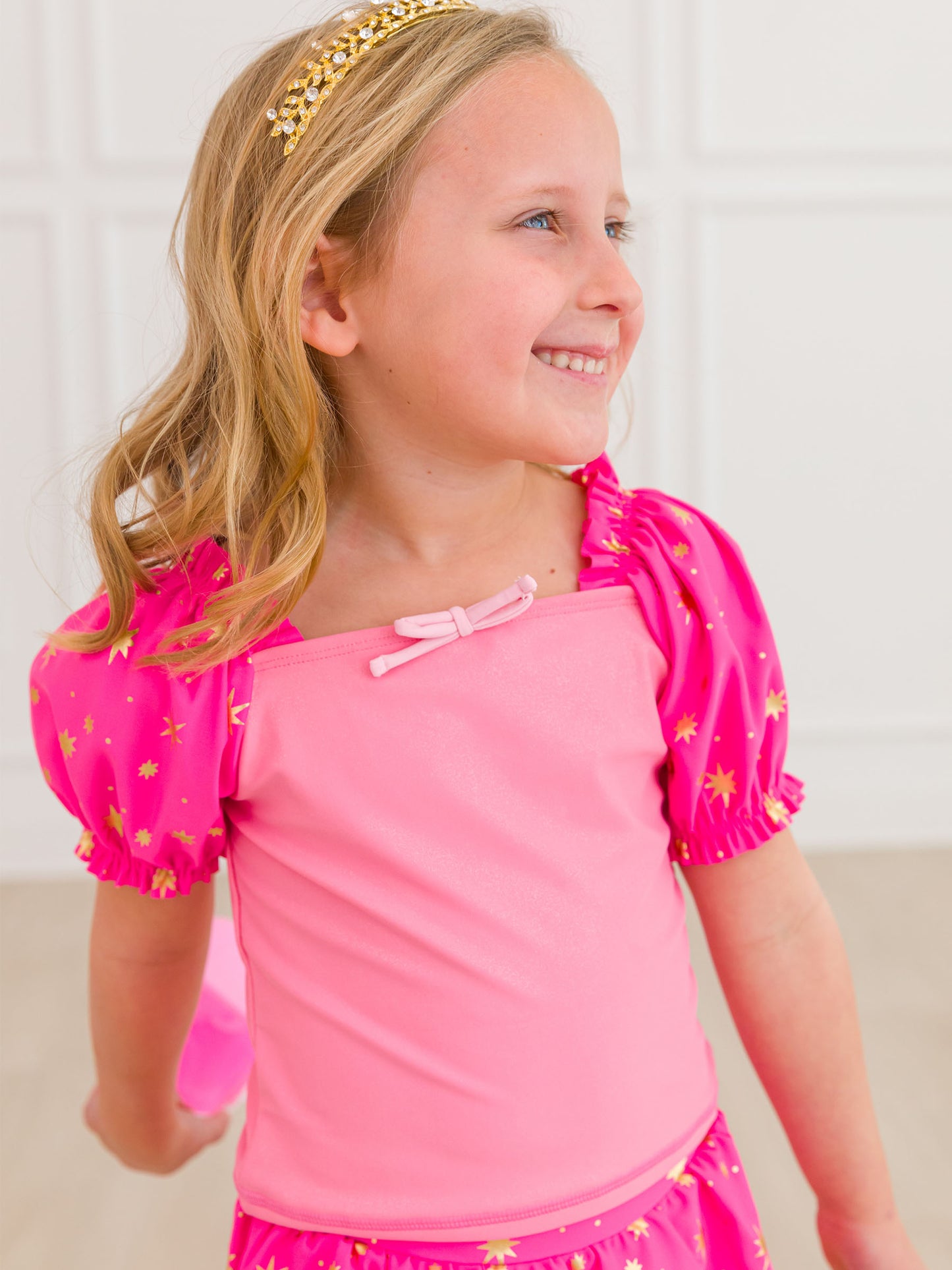 Pink  Princess 2PC Skirted Swimsuit