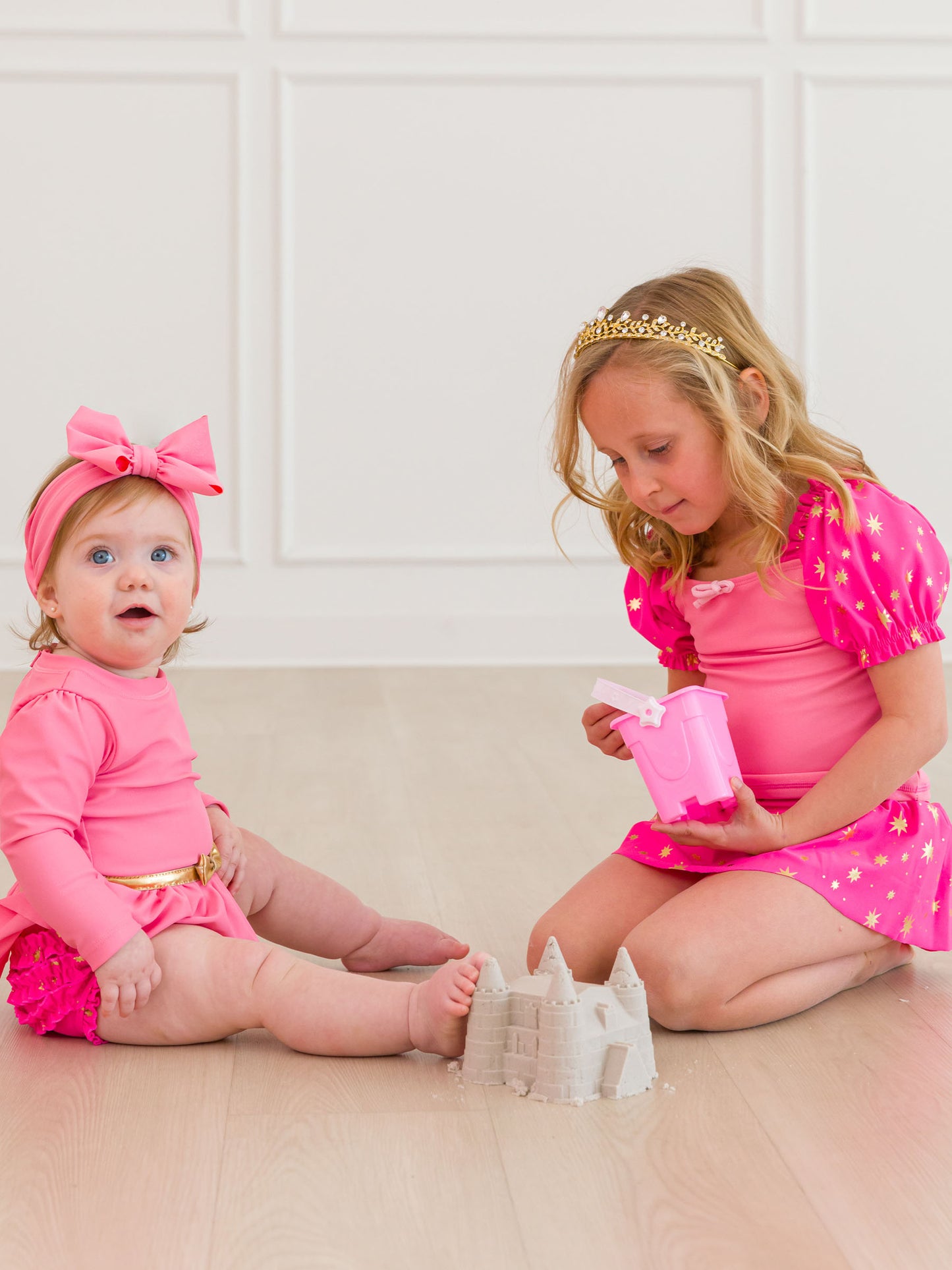 Pink  Princess 2PC Skirted Swimsuit