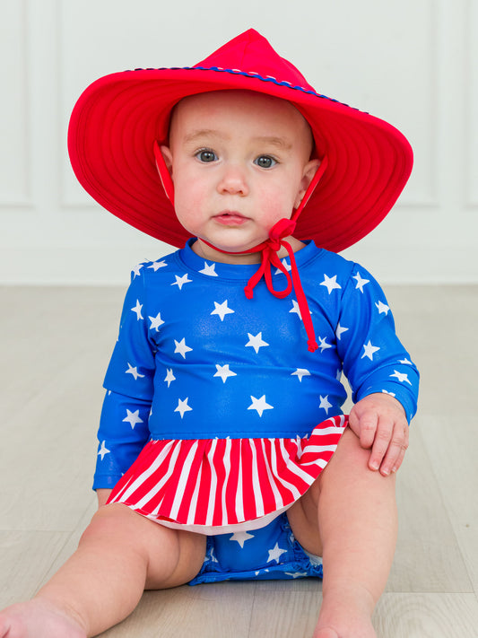 Skirted Stars & Stripes LS 1PC