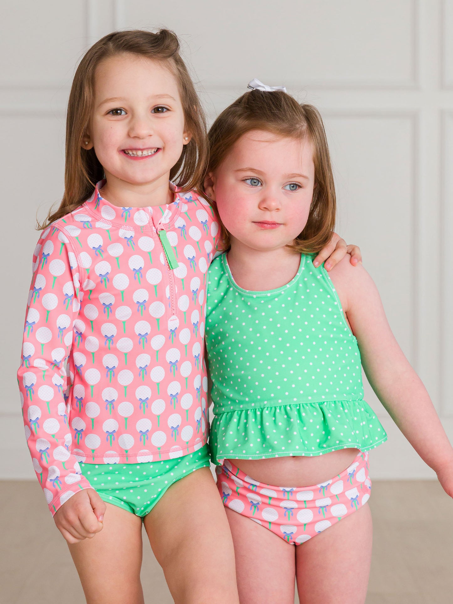 Pink Tee Time 2PC LS