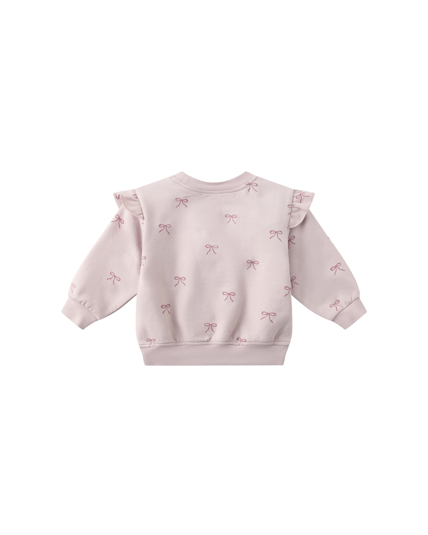 Bows Ruffle Sweatshirt & Pant Set