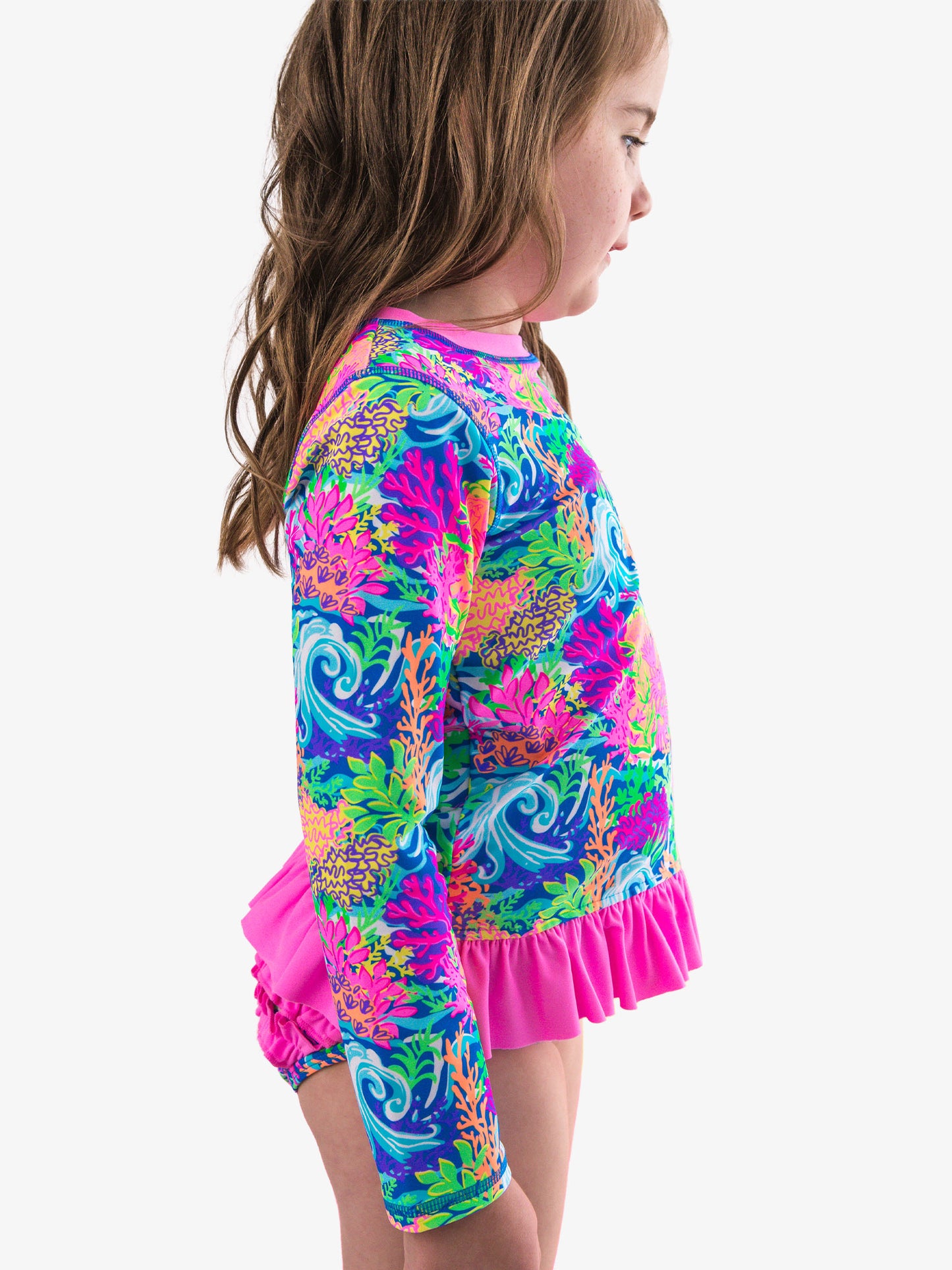 Neon Ocean Coral 2PC
