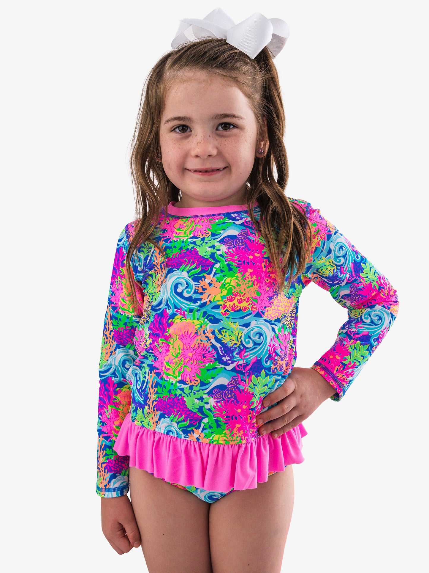 Neon Ocean Coral 2PC