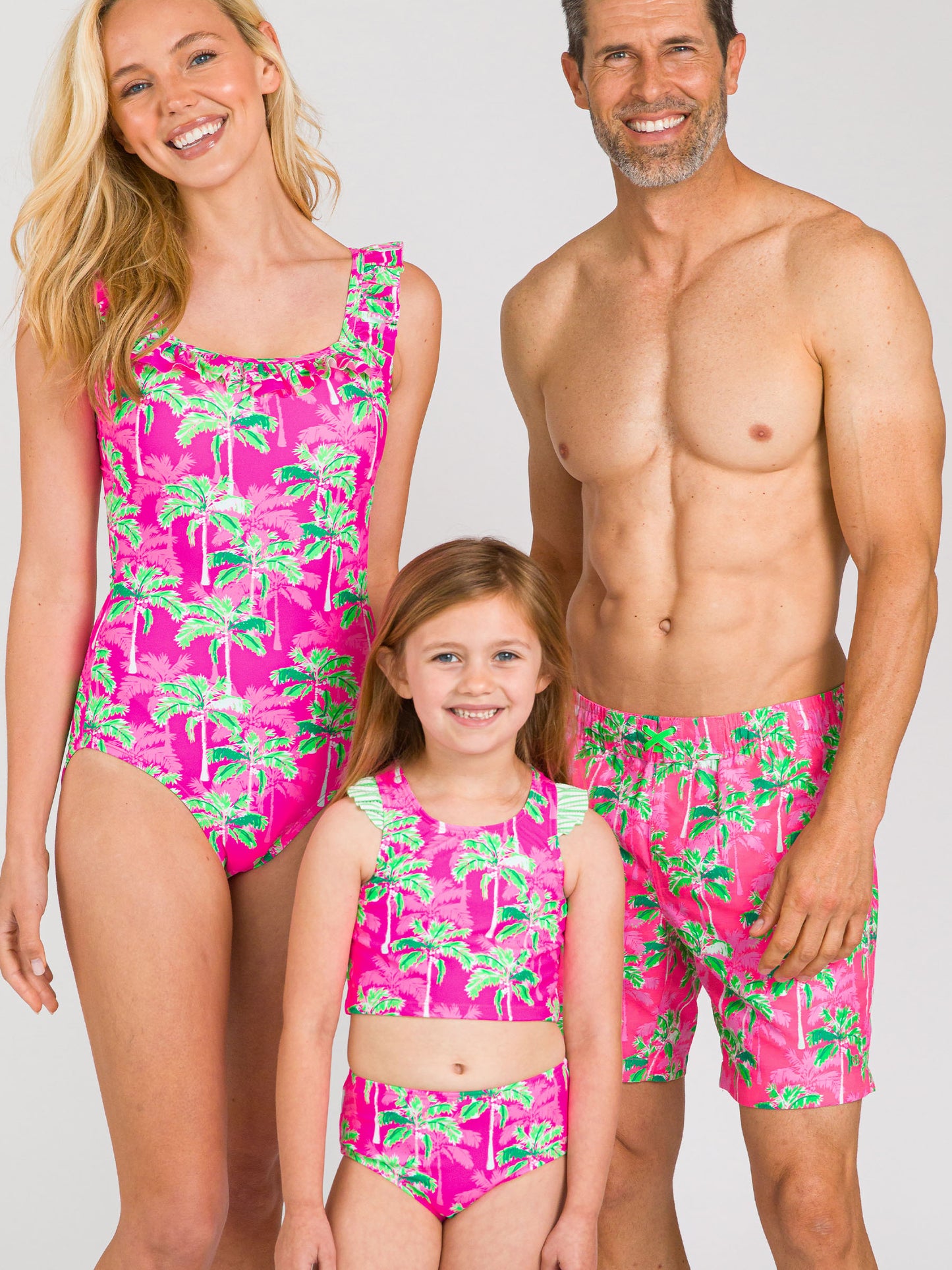 Neon Palm Racer Tankini