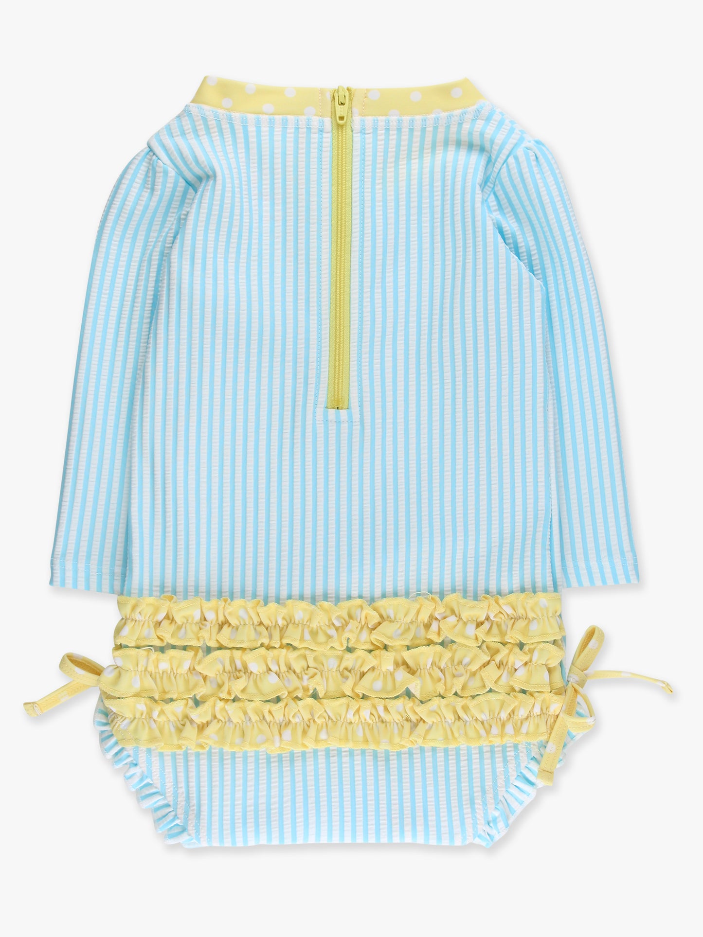 Blue Breeze Seersucker 1PC Rashguard