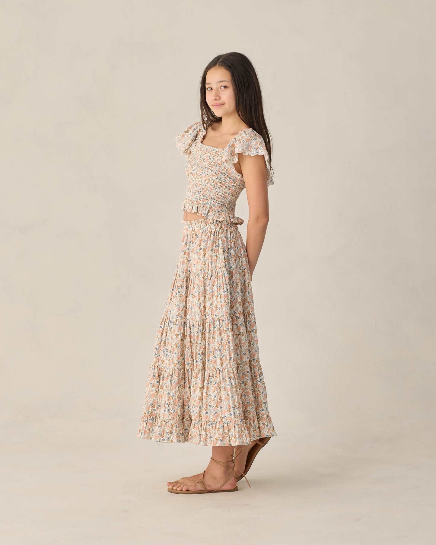 Teen Zayla Top Flower Fields