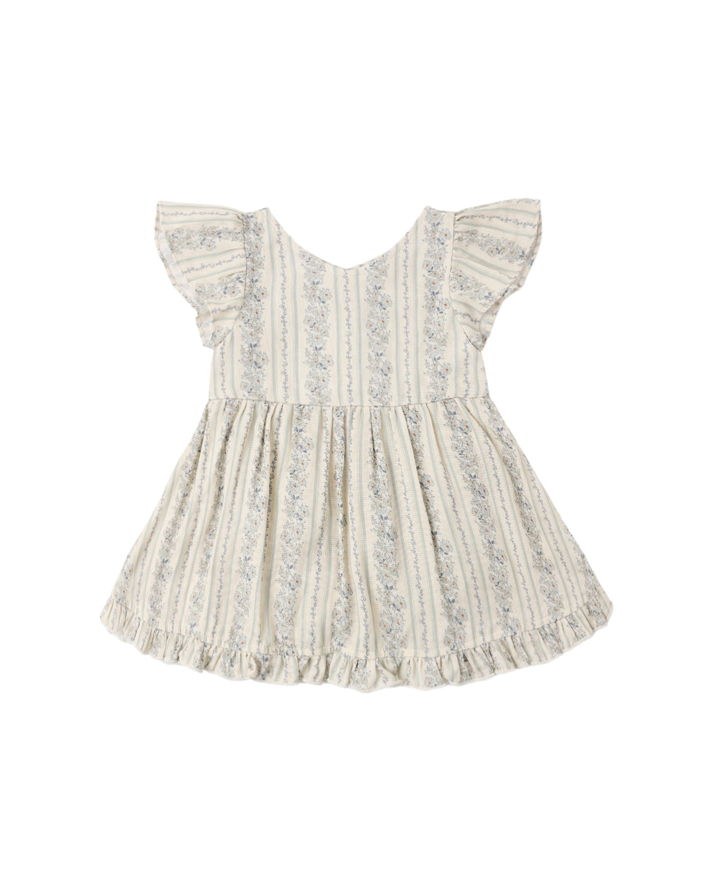 Blue Floral Lila Romper