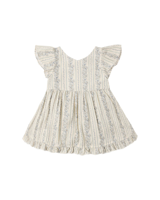 Blue Floral Lila Romper