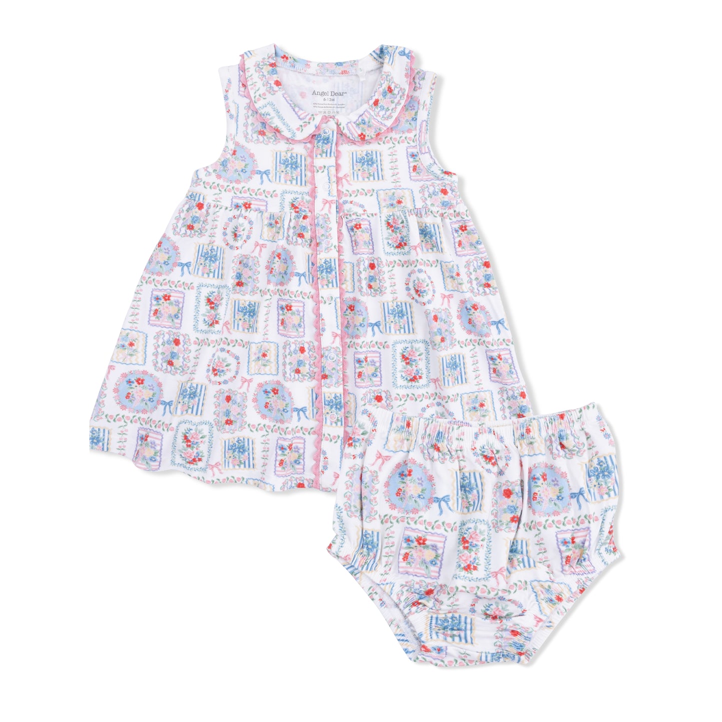 Floral Patchwork  Dress/Bloomer