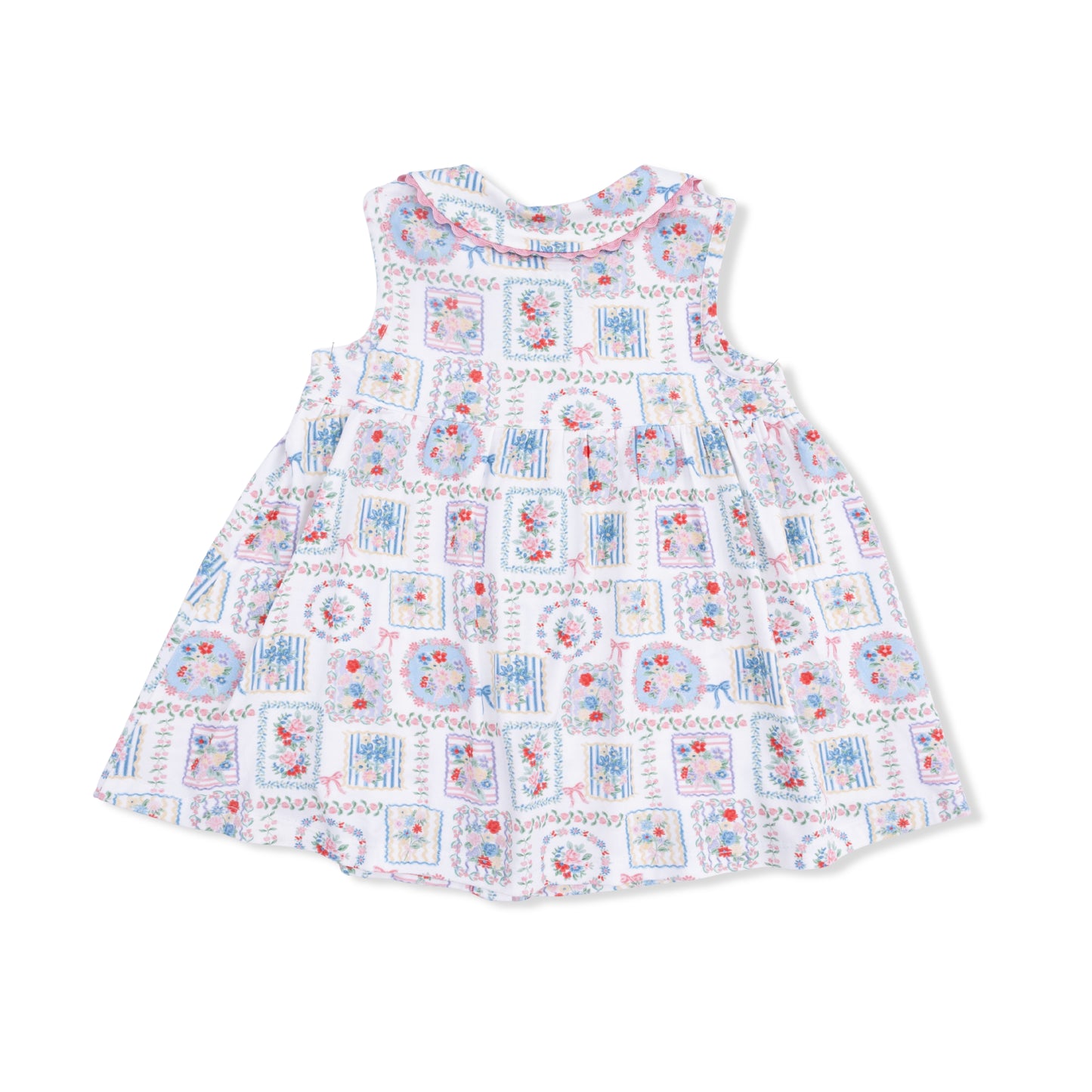Floral Patchwork  Dress/Bloomer