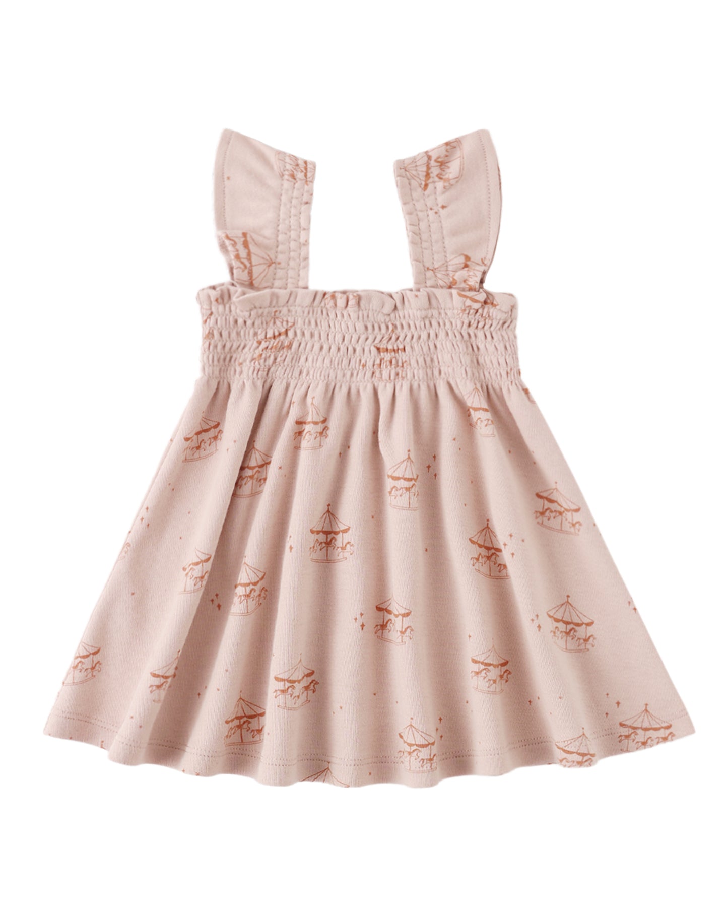 Blush Carousel Smock Jersey Dress