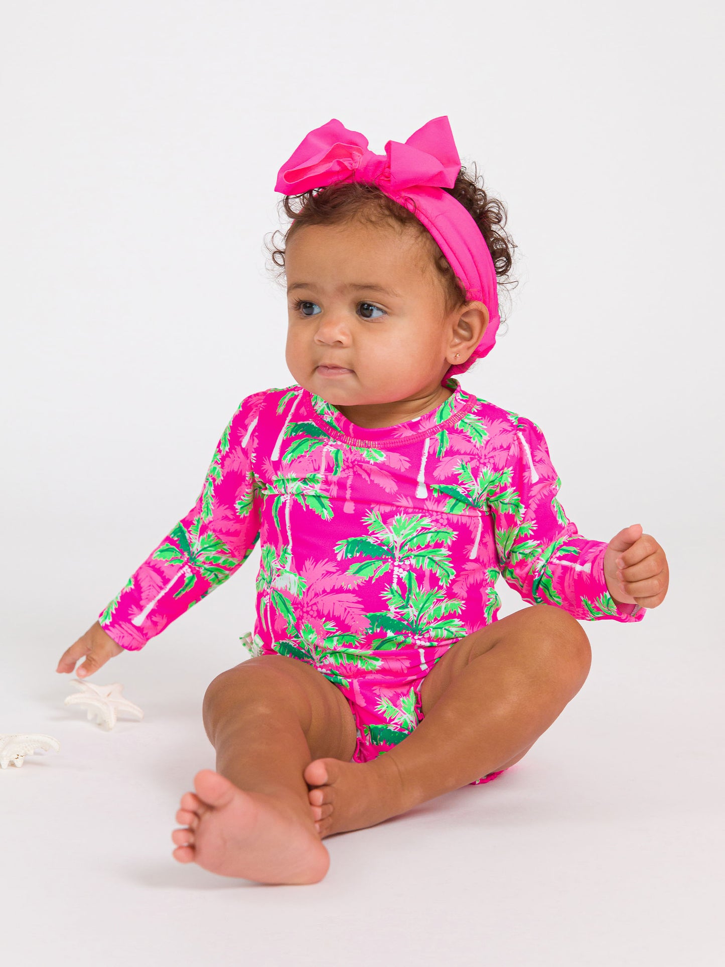 Neon Palm Paradise LS One Piece