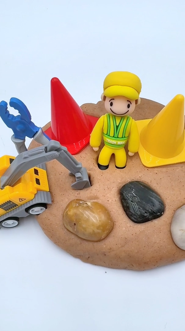 Construction Grab & Go Dough Jar