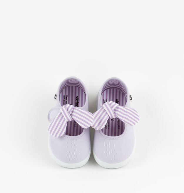 Lirio Lavender Ojala Maryjane Stripe Canvas
