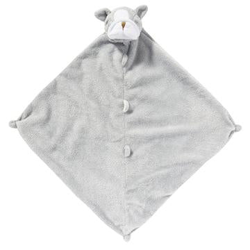 Grey Bulldog Lovie Blankie