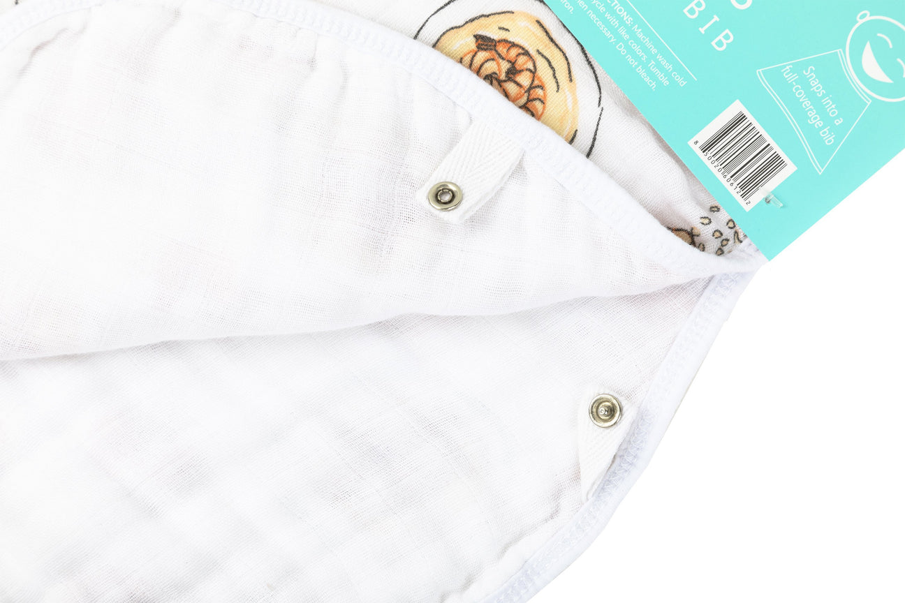 Shrimp 'n' Grits Burp/Bib Combo