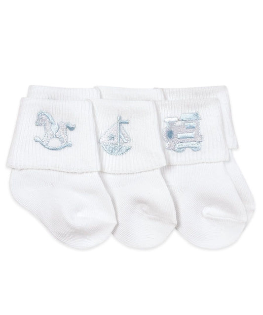 Baby Boy Cuff Socks