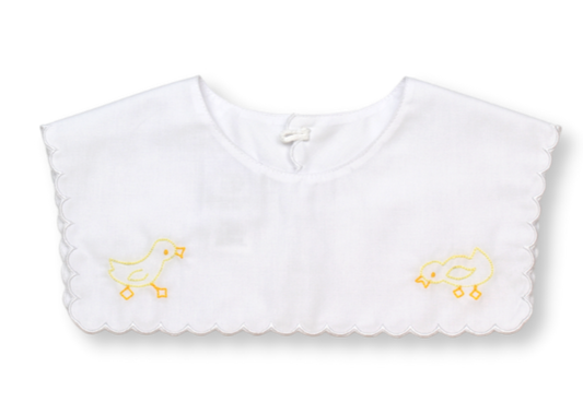 Pink Scallop Edge & Duck Collar