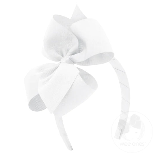 King Bow Grosgrain Headband