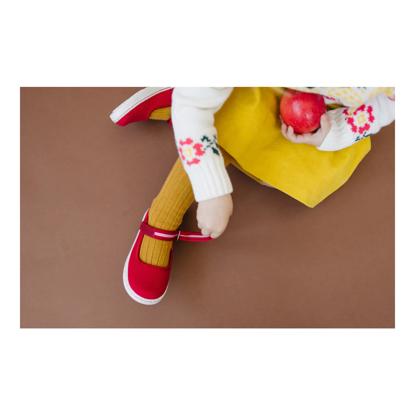 Red Canvas Jenna Maryjane