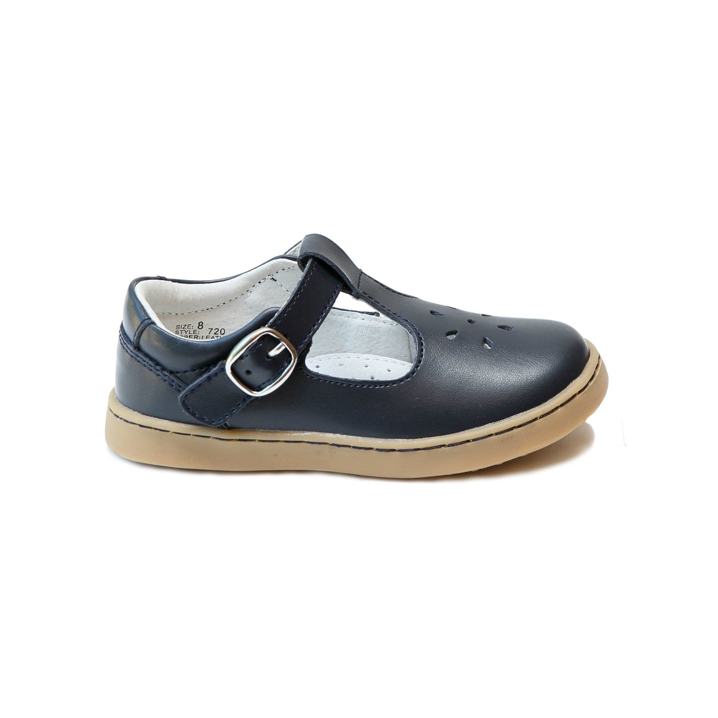 Navy Chelsea Sporty T-Strap Mary Jane