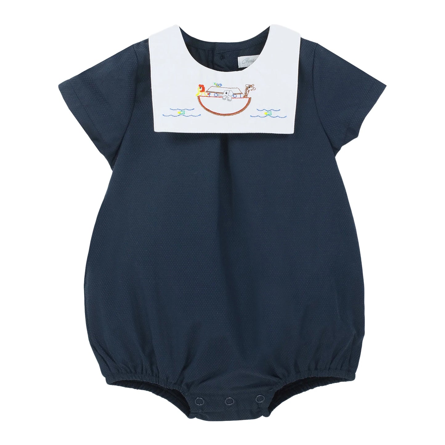 Noah's Ark Boy Bib Creeper