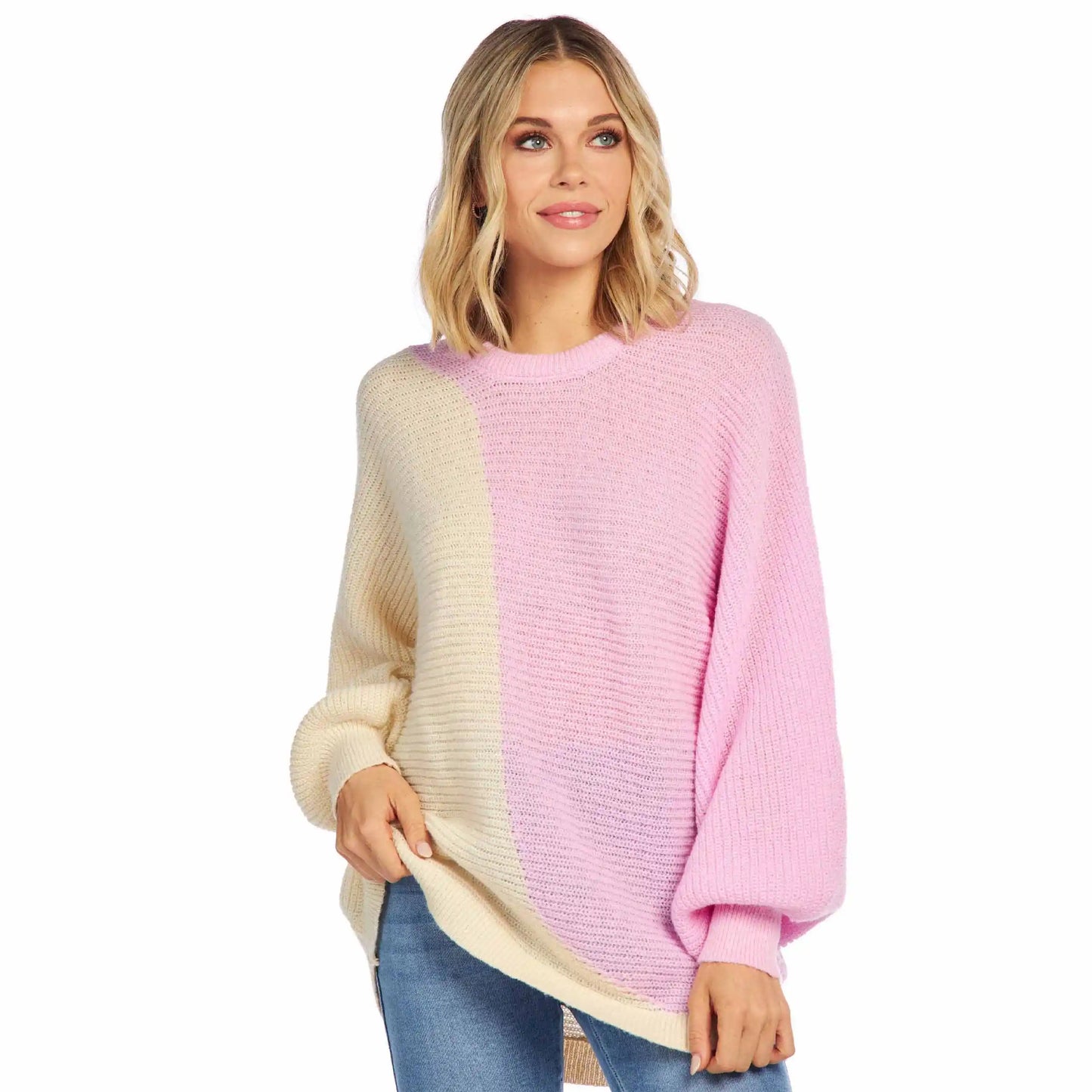 Pink Maple Oversized Sweater