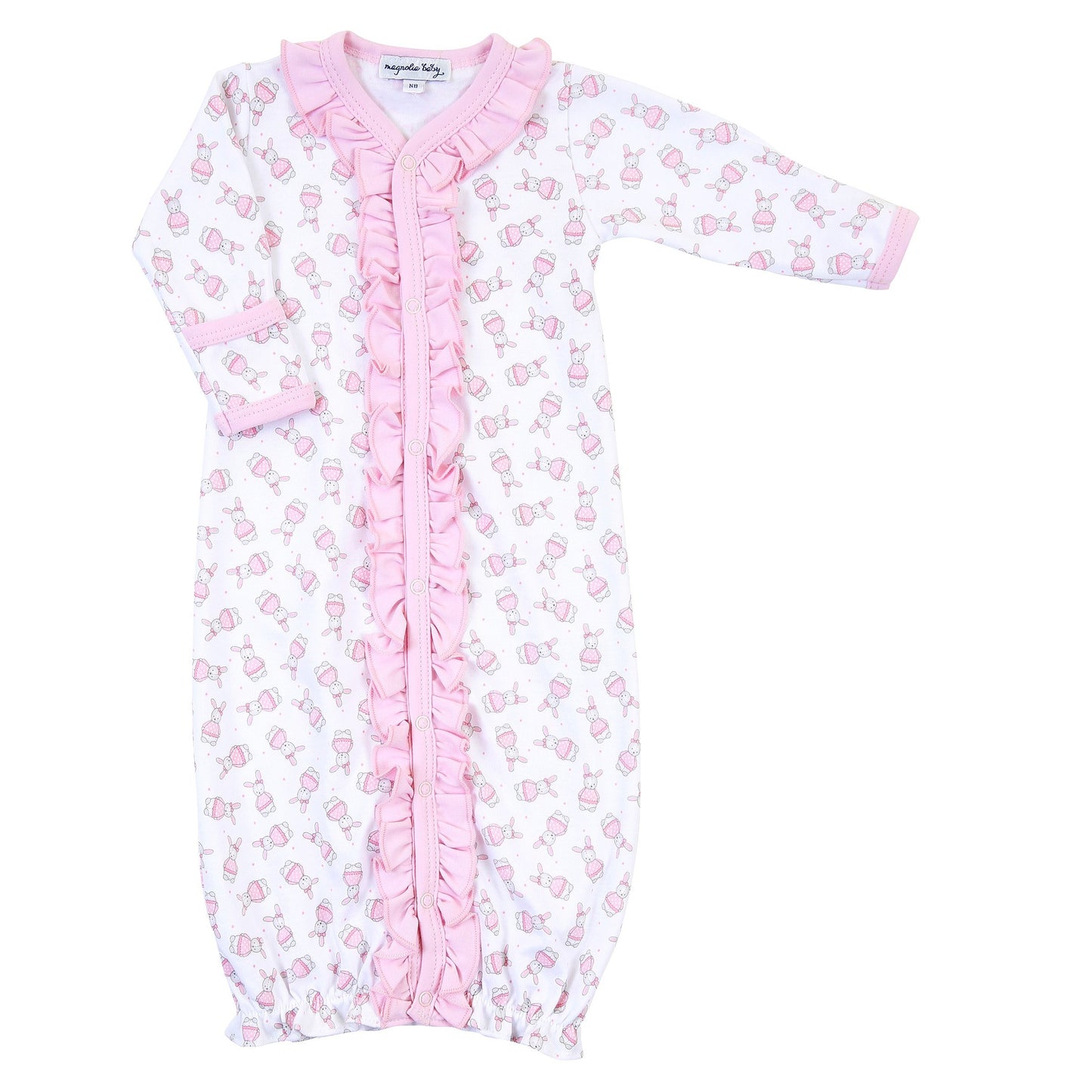 Pink Vintage Polka Dot Bunny Converter & Hat