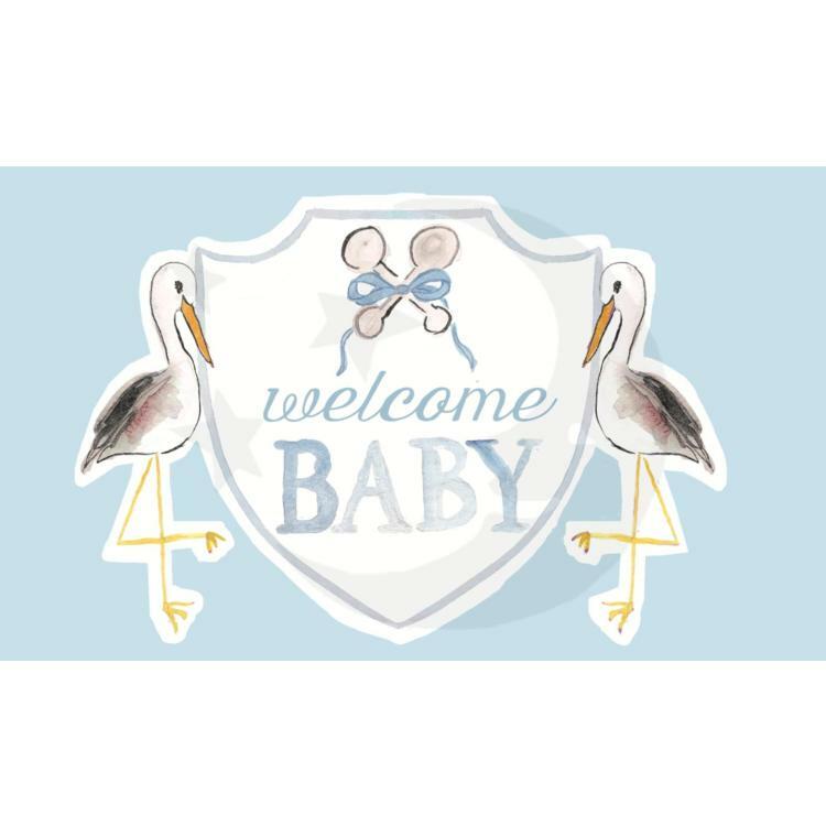 Welcome Baby Flag
