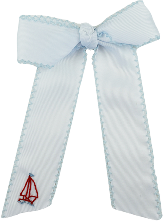 Sailboat Anchors Aweigh Long Bow