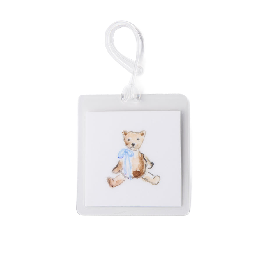 Blue Teddy Bear Enclosure Card