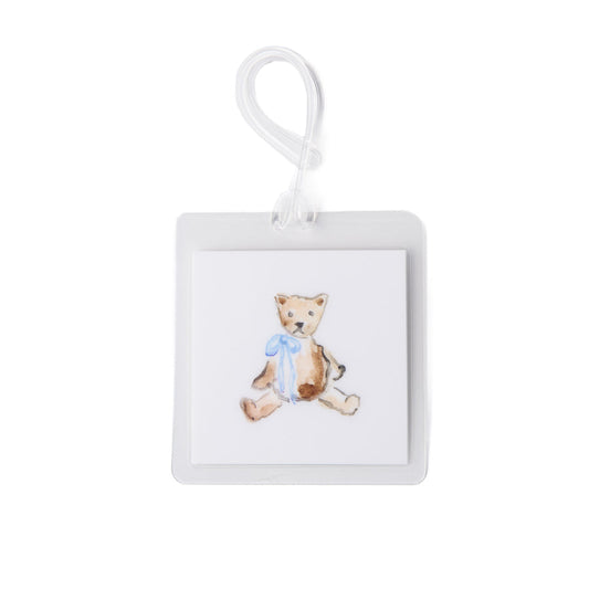 Blue Teddy Bear Enclosure Card