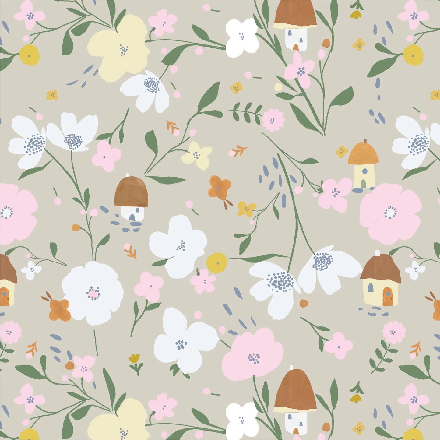 Portabella Posies Magnetic Gown & Hat