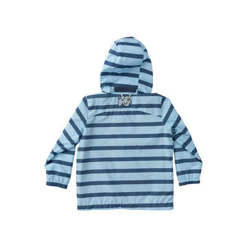 Dutch Canal Stripe Reflective Rain Jacket