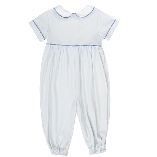 Lt Blue Pima Rover Romper