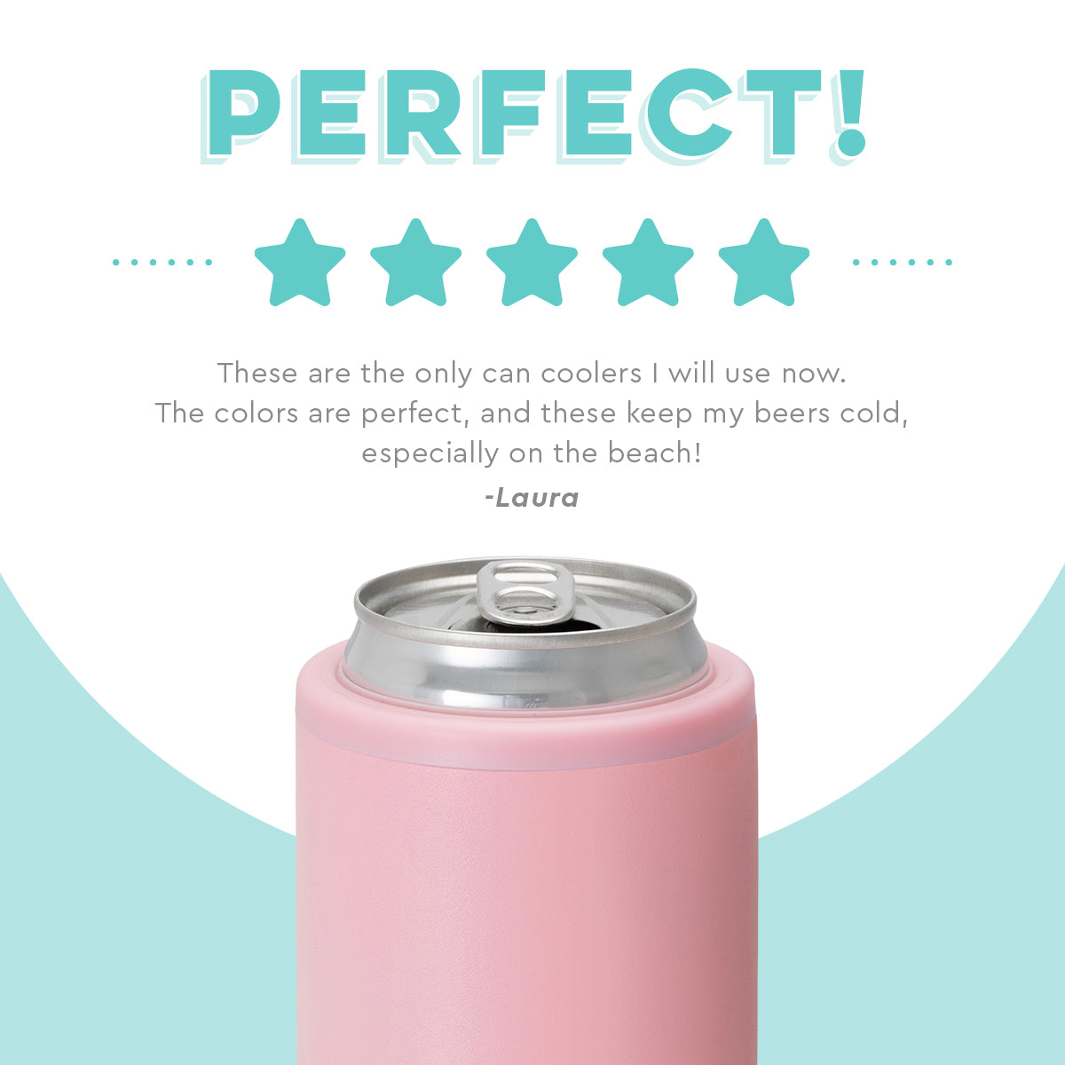 Blush Matte 12OZ Skinny Can Swig