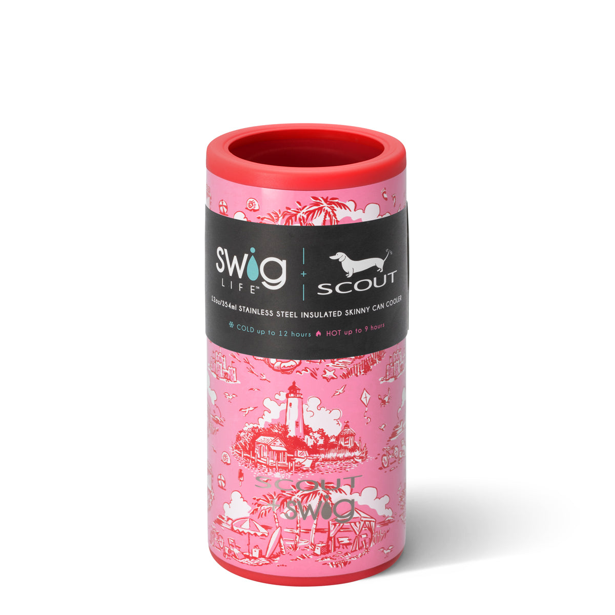 SCOUT+SWIG Beachy Keen 120z Skinny Can Cooler