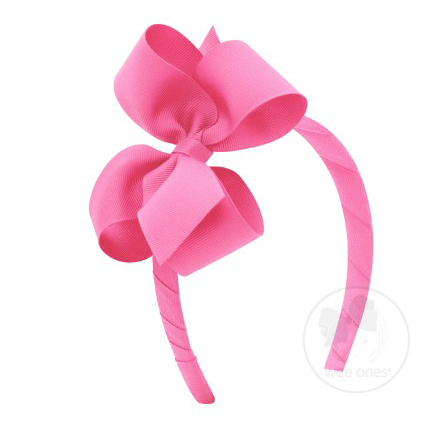 Medium Bow Grosgain Headband