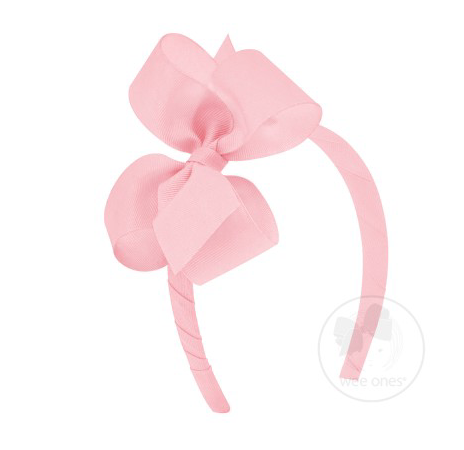 Medium Bow Grosgain Headband