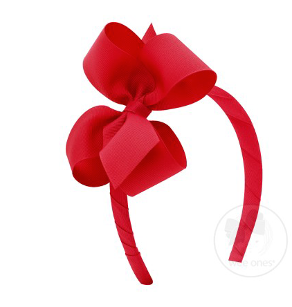 Medium Bow Grosgain Headband