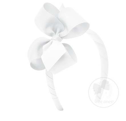 Medium Bow Grosgain Headband