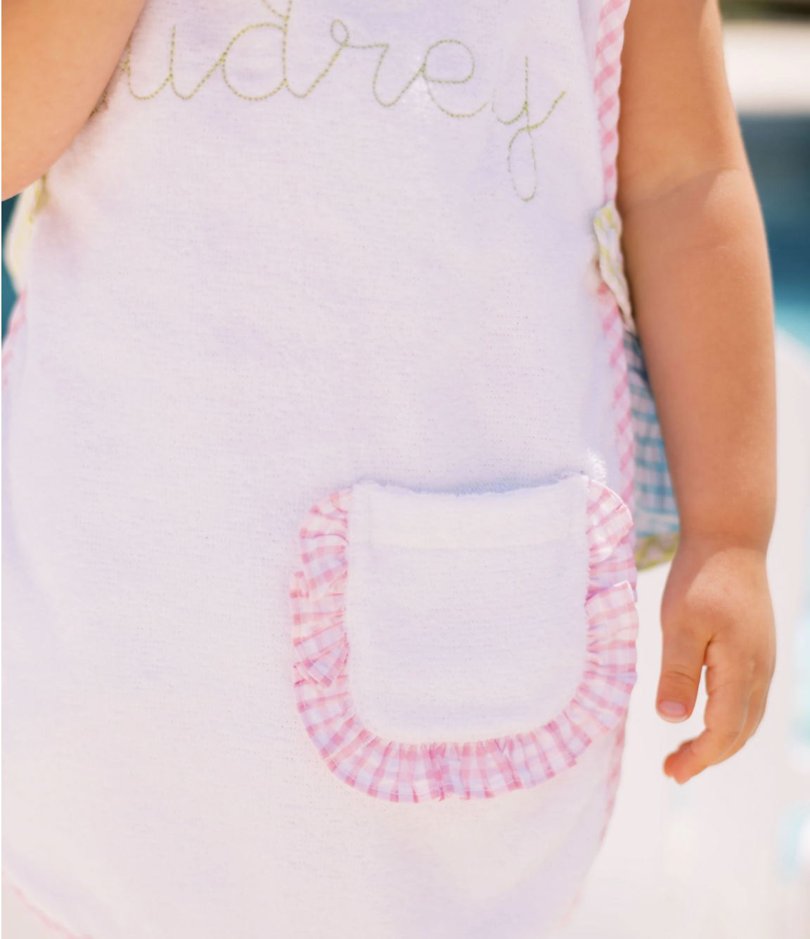 Pink Colorblock Seaside Cover Up