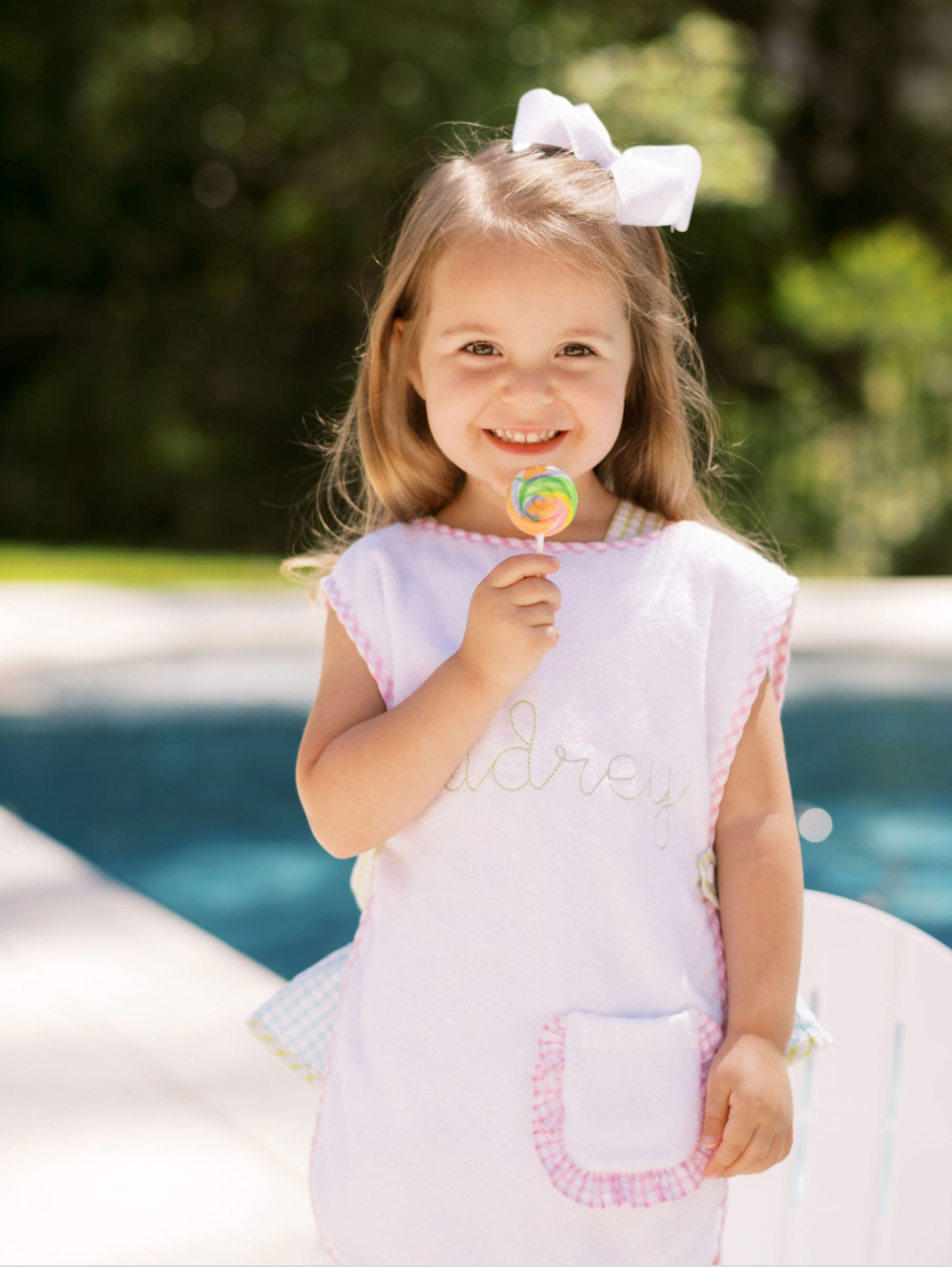 Pink Colorblock Seaside Cover Up